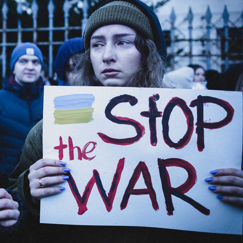 STOP WOJNIE!/СТОП ВIЙНІ! / wystawa fotografii reportażowej Agaty Kubis